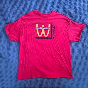 WcDonald's Red Logo Short Sleeve Tee
